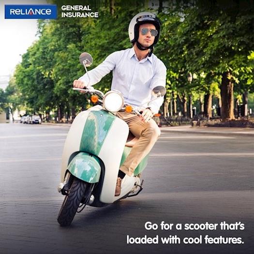 Go for a scooter that's loaded with cool features - Reliance General Insurance