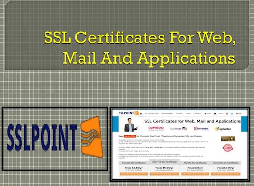 SSL Certificates For Web, Mail And Applications