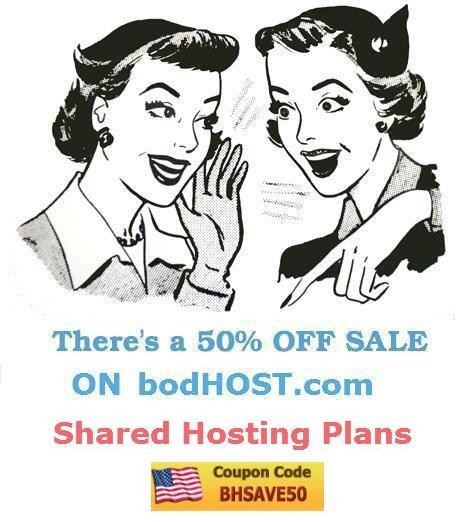 bodHOST - Shared Hosting Plans With 50% Discount