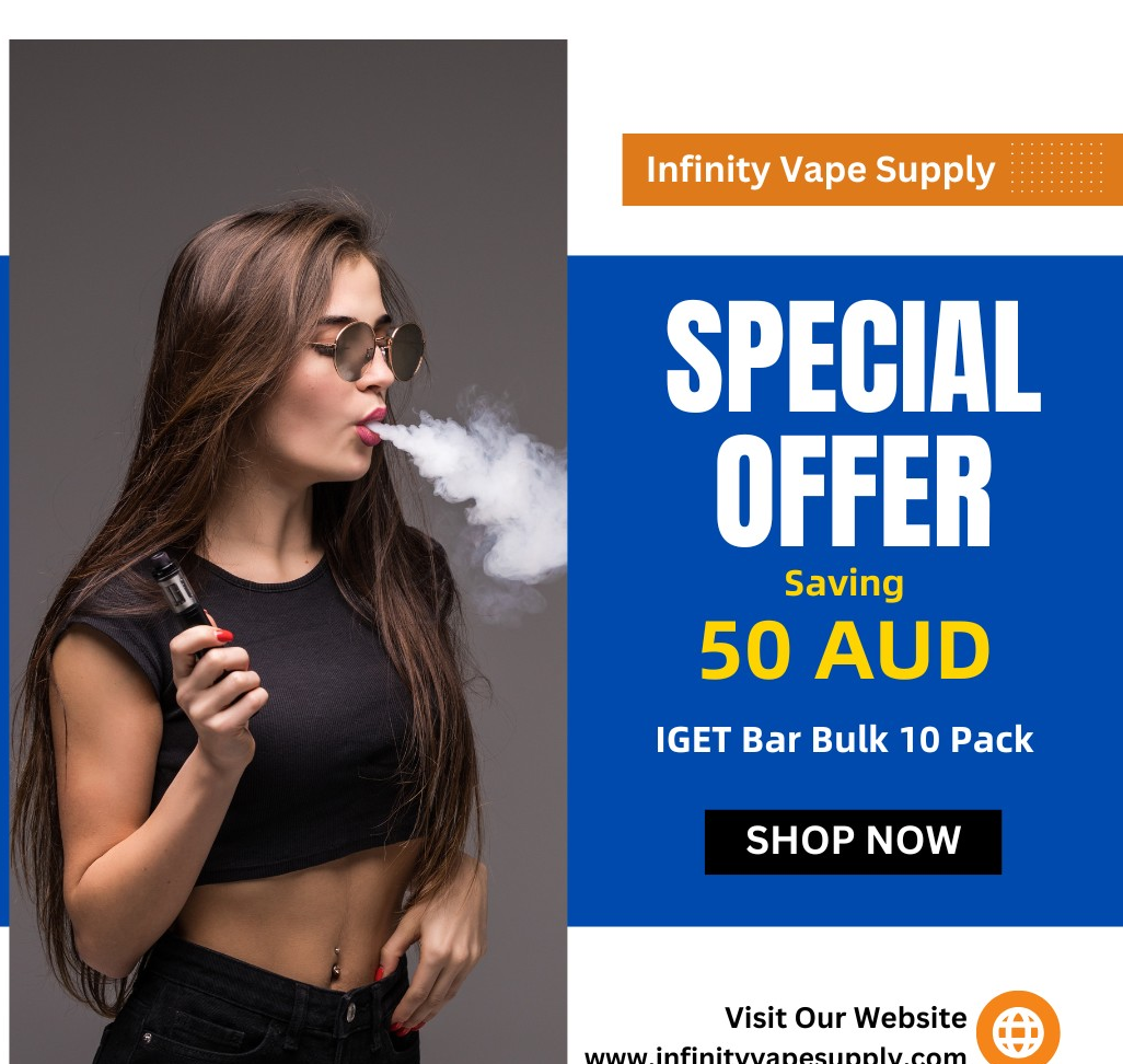 Special offer: 12% OFF IGET Bar Bulk 10 Pack @infinityvapesupply.com