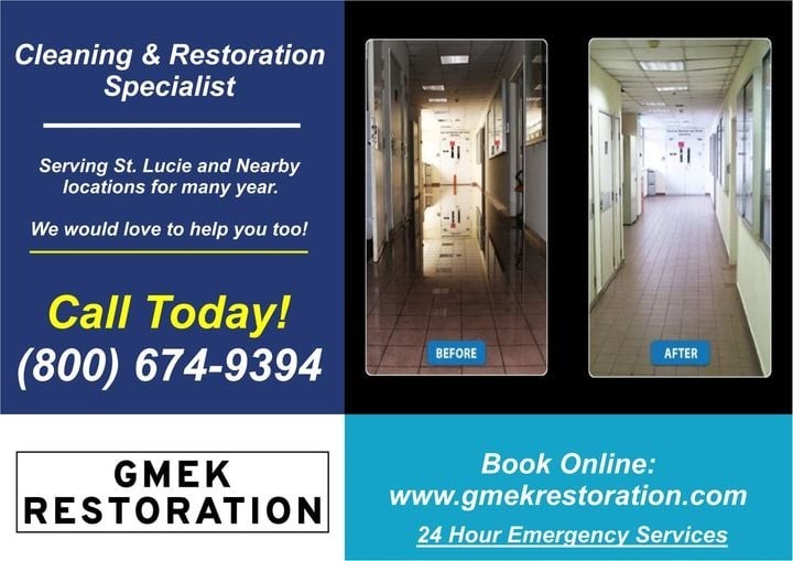 Professional Cleaning and Damage Restoration Service Port St. Lucie