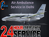 Get an Economical Air Ambulance service in Delhi by Falcon Emergency