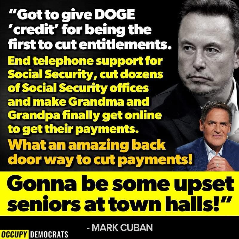 Can’t wait for the midterms, when We the People are taking back our country and saving our Social Security.