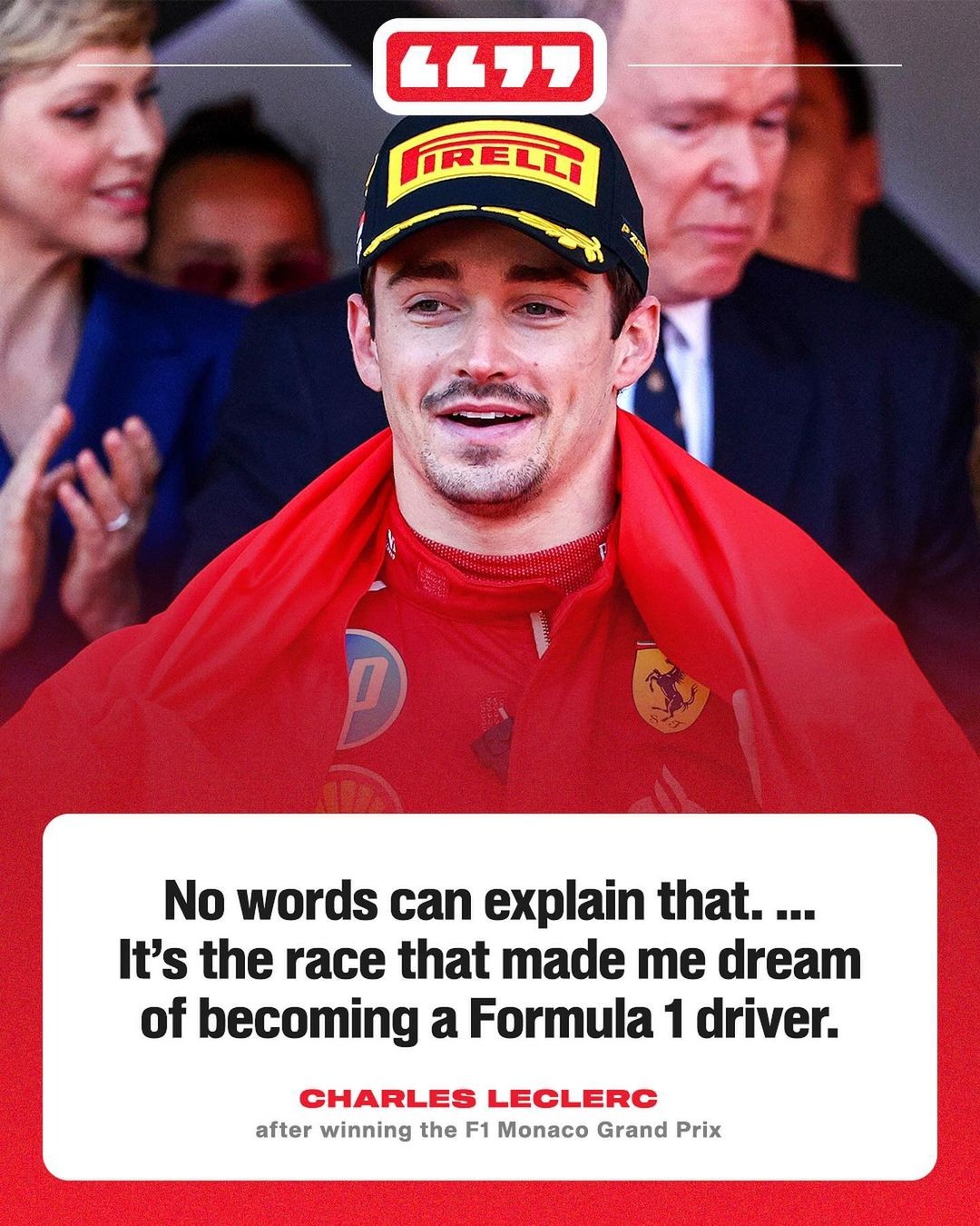 What a full circle moment for Charles Leclerc ????