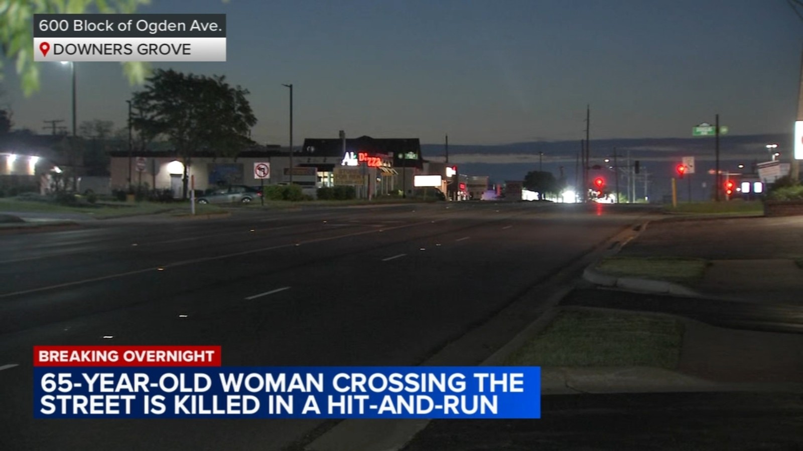 Downers Grove hit-and-run leaves woman, 65, dead, police say