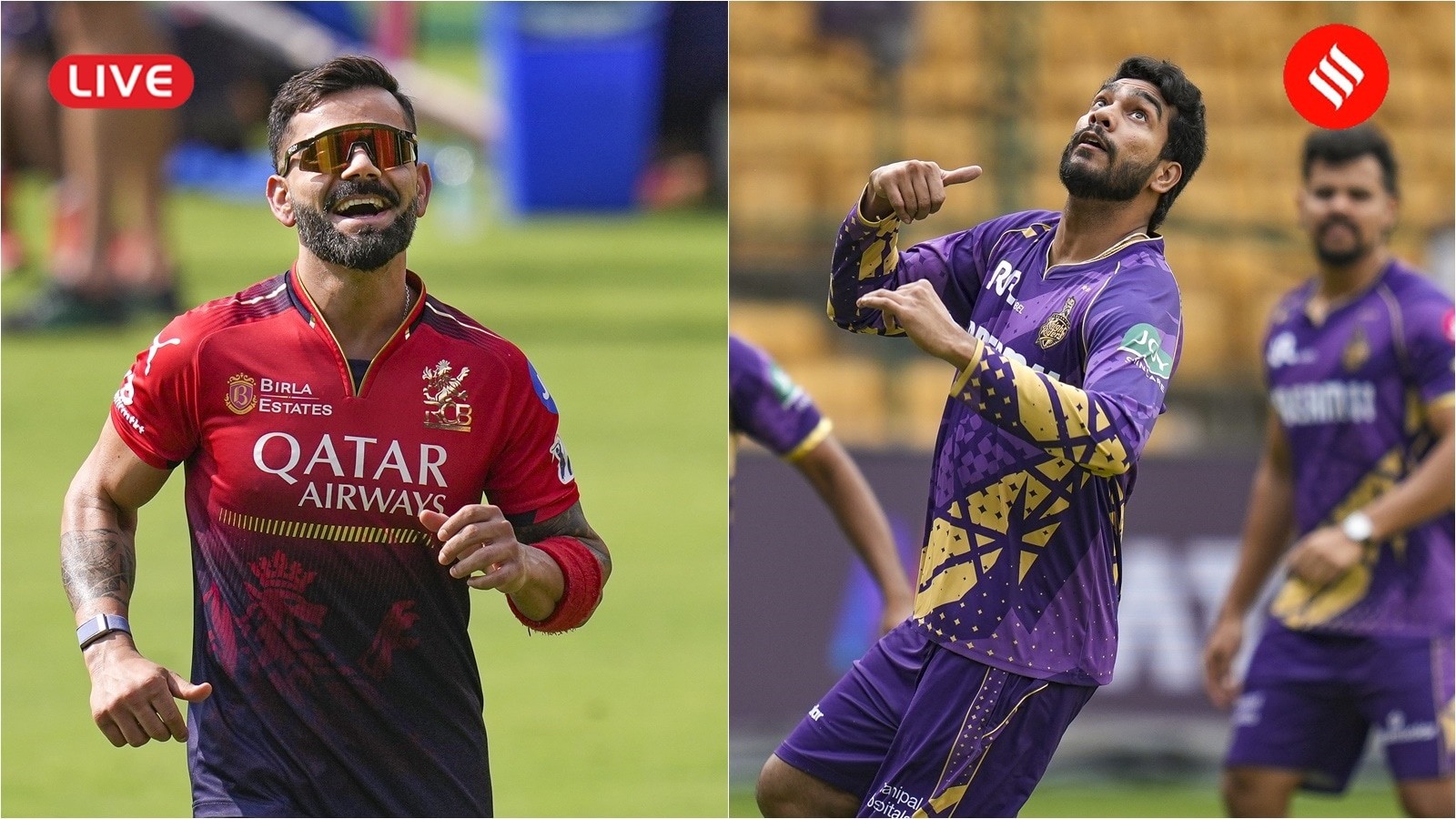 IPL 2025 Today Match, RCB vs KKR Predicted Playing 11 Live Updates: Royal Challengers Bengaluru and Kolkata Knight Riders lock horns as league restarts