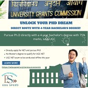 Pursue PhD directly with 4 years Bachelor Degree