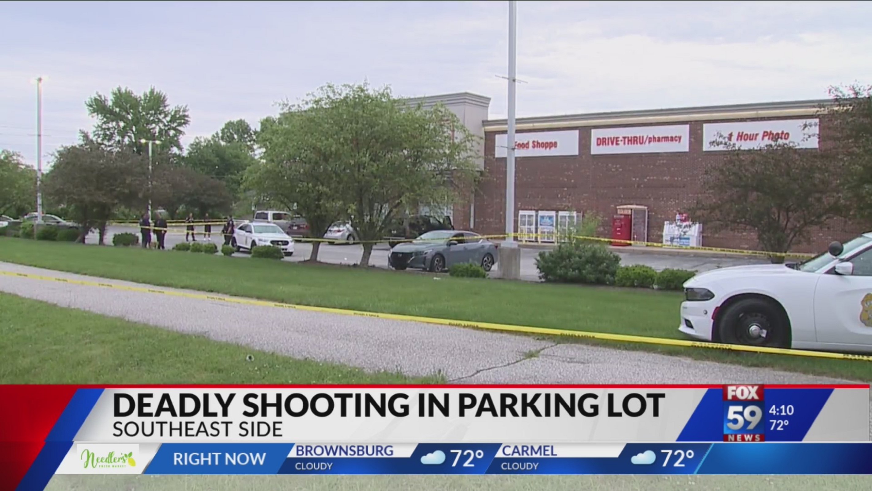 Witnesses recall being caught in the crossfire of a shooting outside an Indy CVS that left one man dead