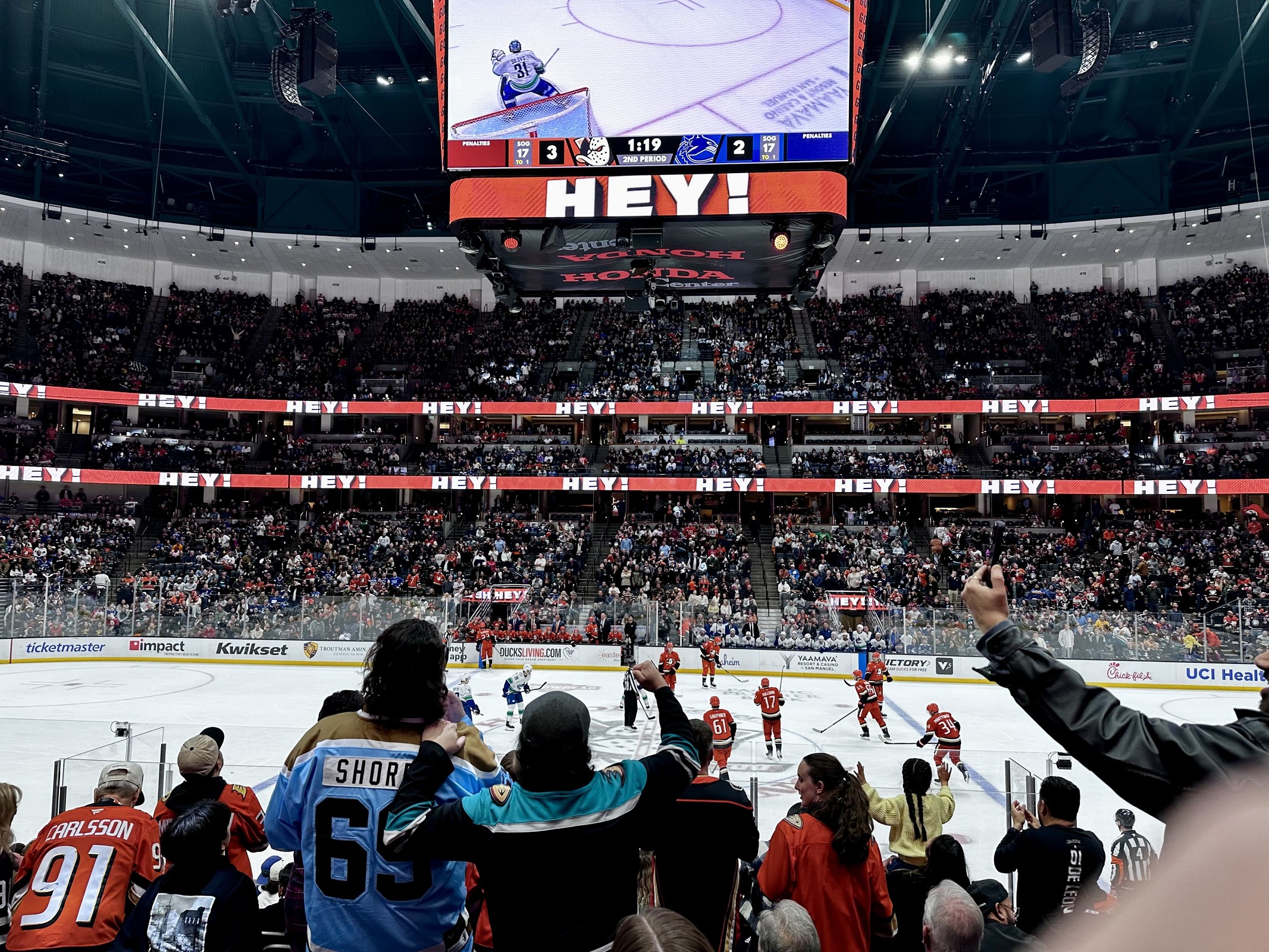 I left icy Canada for sunny California… to see a hockey game