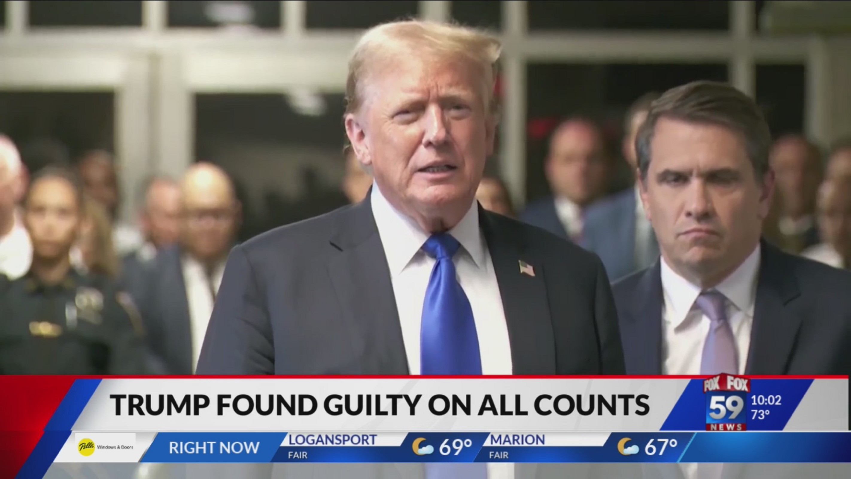 Donald Trump found guilty on all counts in hush-money case