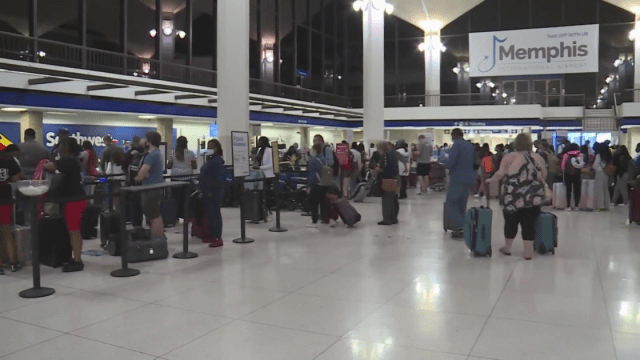 50K people expected to pass through Memphis Airport for holiday weekend