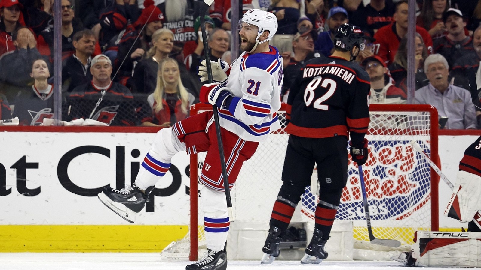 New York Rangers fall to Hurricanes 4-3 in Game 4