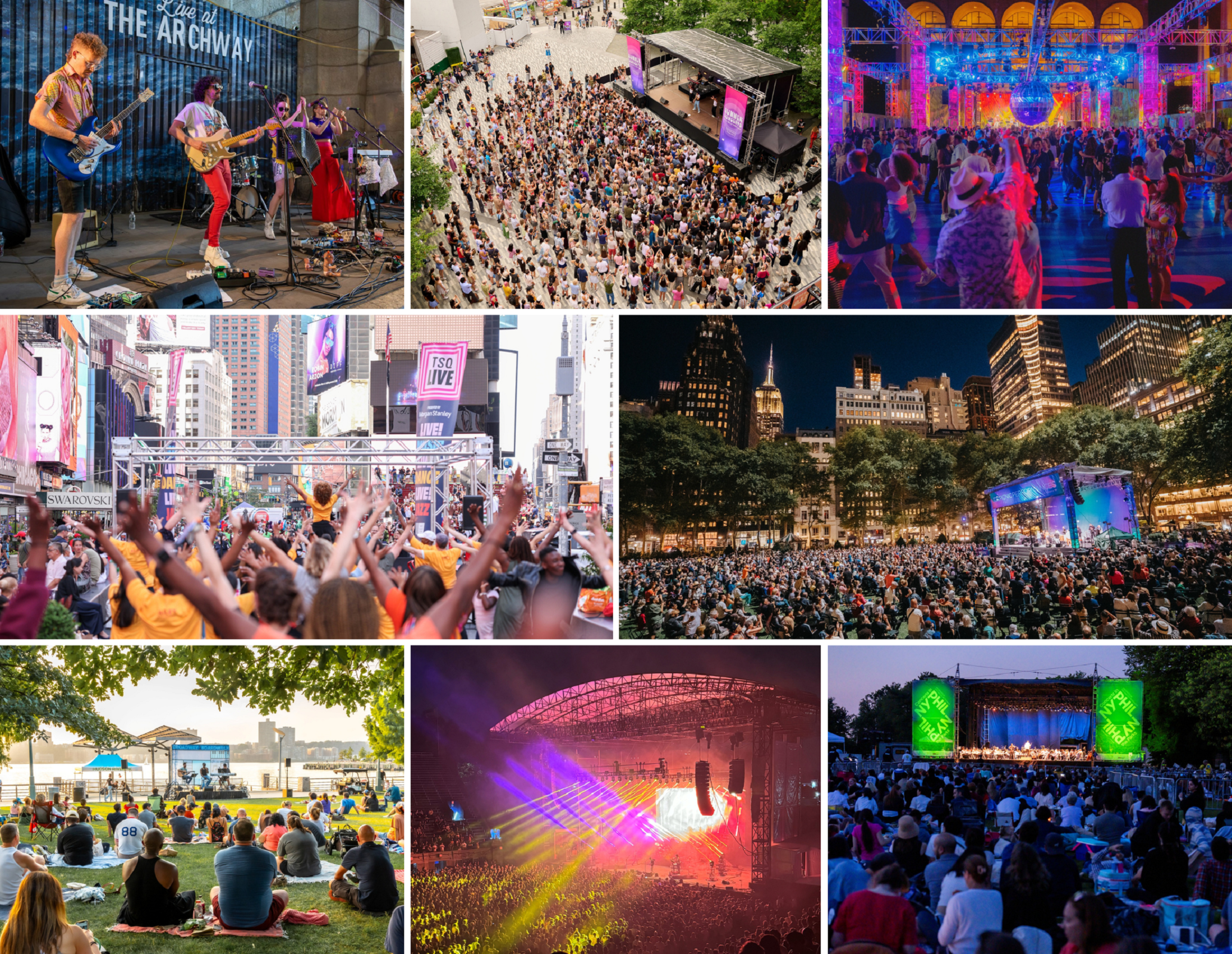 Where to see live outdoor music in NYC this summer