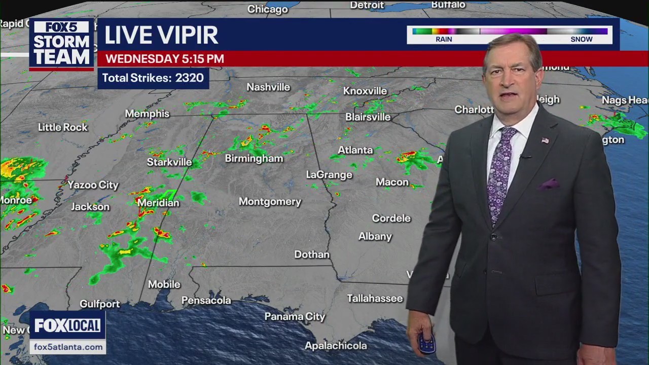 Wednesday evening forecast 