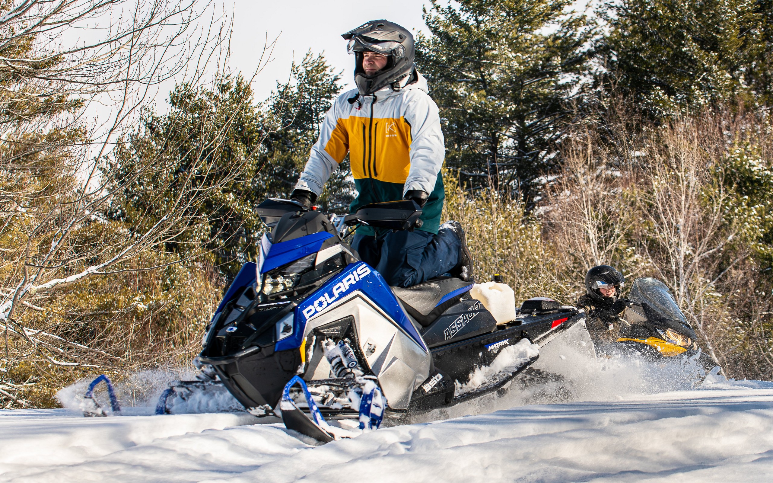 First snowmobile ride of the season