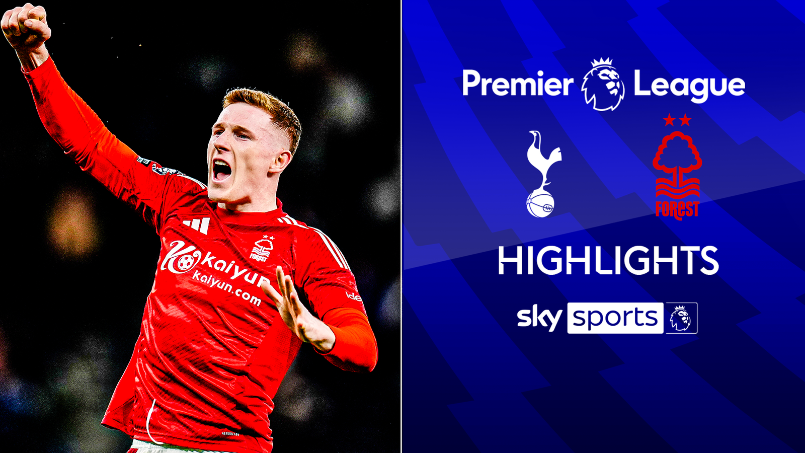Tottenham Hotspur 1-2 Nottingham Forest 