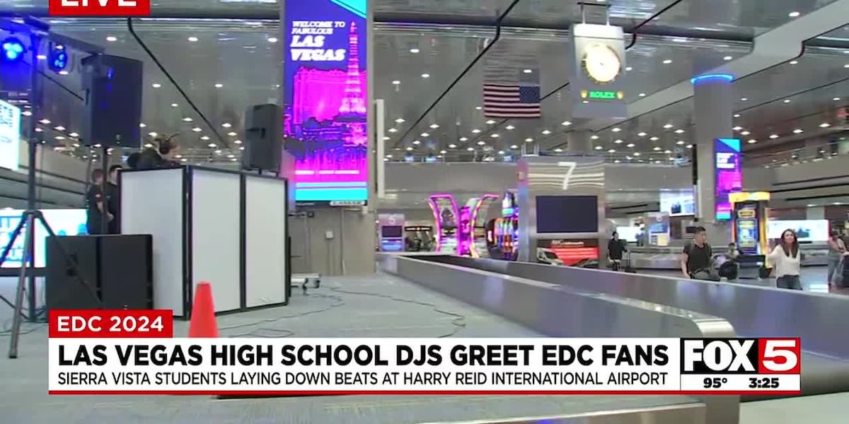 Las Vegas high school DJs greet EDC fans