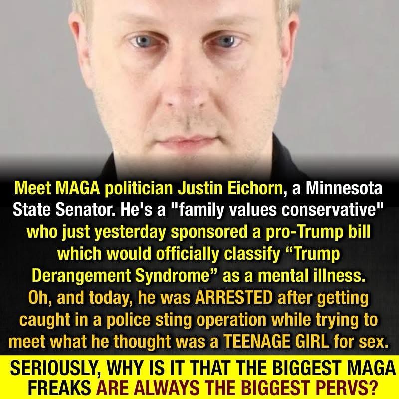 Like clockwork, yet another MAGA perv got busted. It never ends. Is it a prerequisite to join MAGA to be a rapist like t...