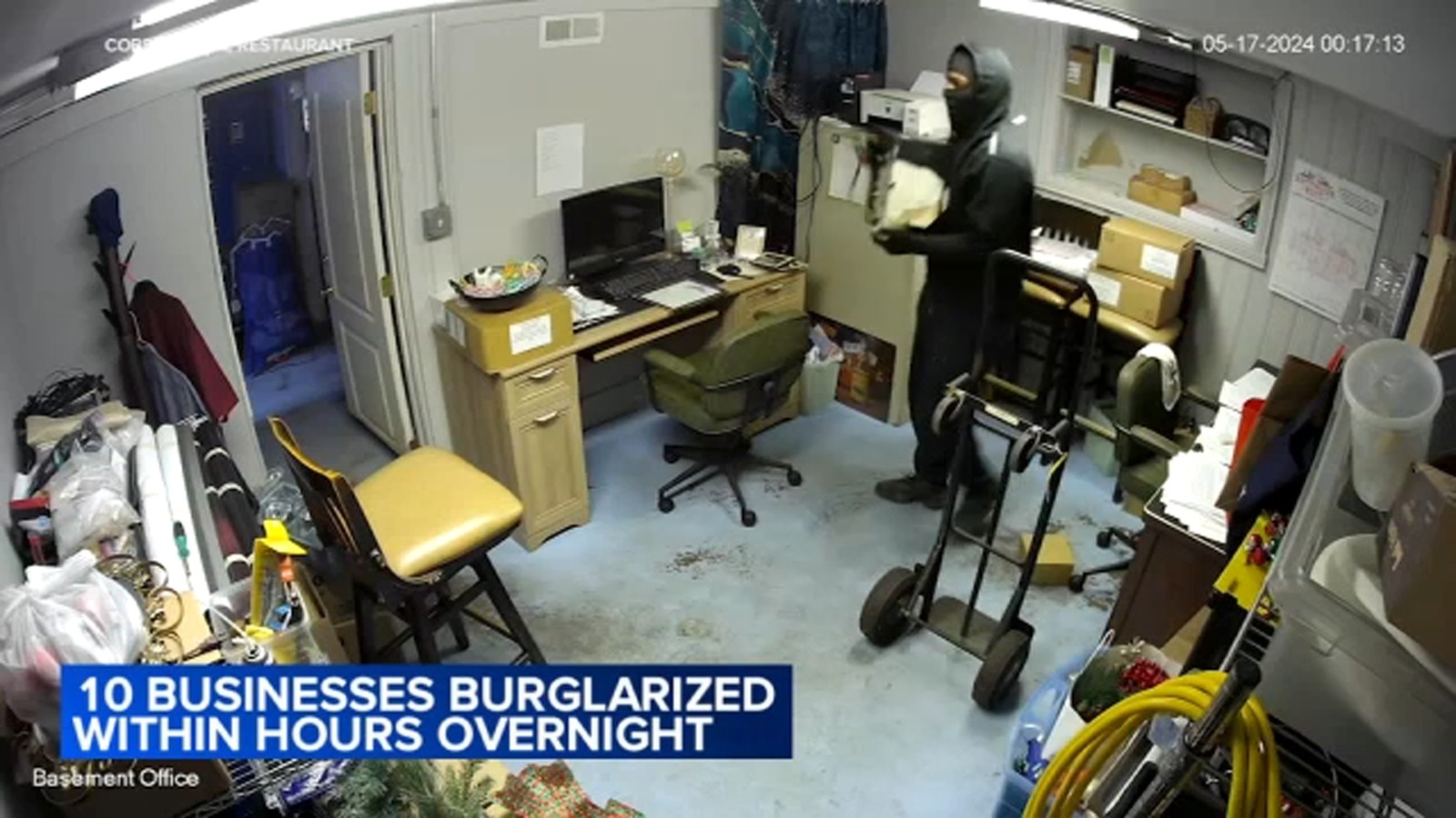 Chicago police investigating at least 10 overnight business break-ins, possible burglaries 
