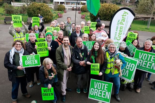 Thanet Greens welcome party’s England and Wales deputy leader at launch in Ramsgate