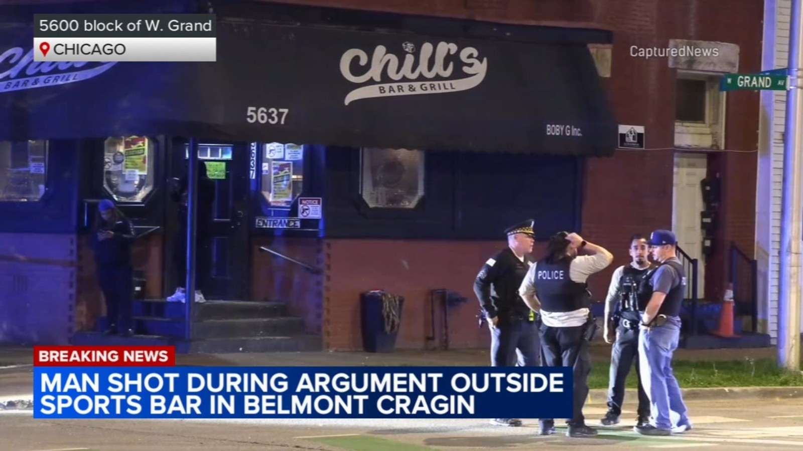 Shooting outside Belmont Cragin bar leaves 1 wounded, Chicago police say
