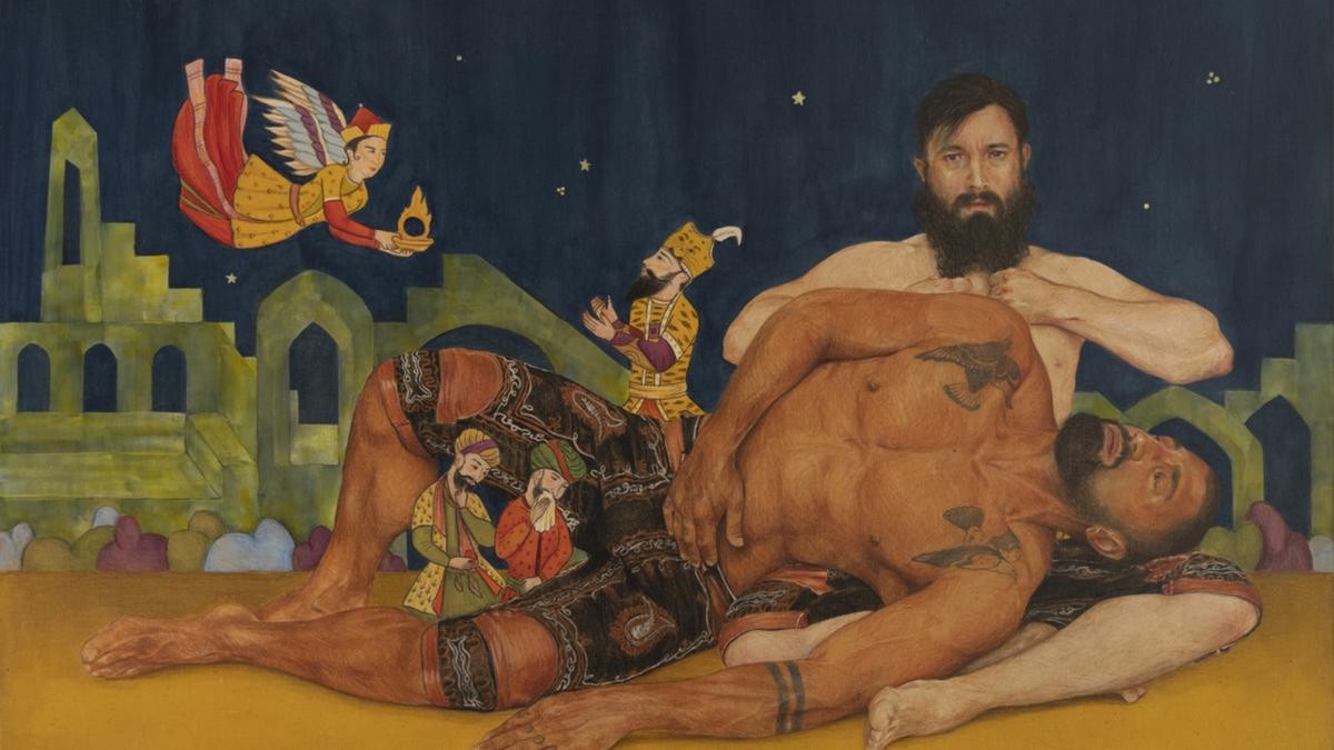 Marseille traces the pattern of tattoos
