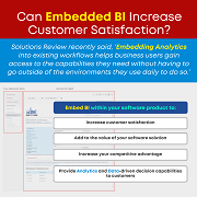 Can Embedded BI Increase Customer Satisfaction?
