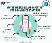 Why is the mobile app important for e-commerce start-up?