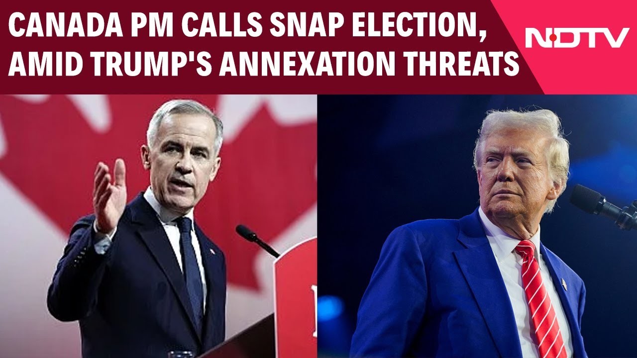 Video | Canada News | Canada PM Calls Snap Election Amid Trade War, Trump's Annexation Threats