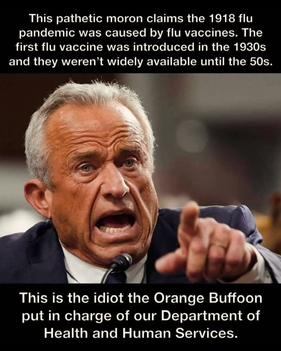 Hit the ?? and share this, if you agree RFK JR IS PATHETIC! Follow us ?? @occupydemocrats ??#thefightcontinues & vote ??...