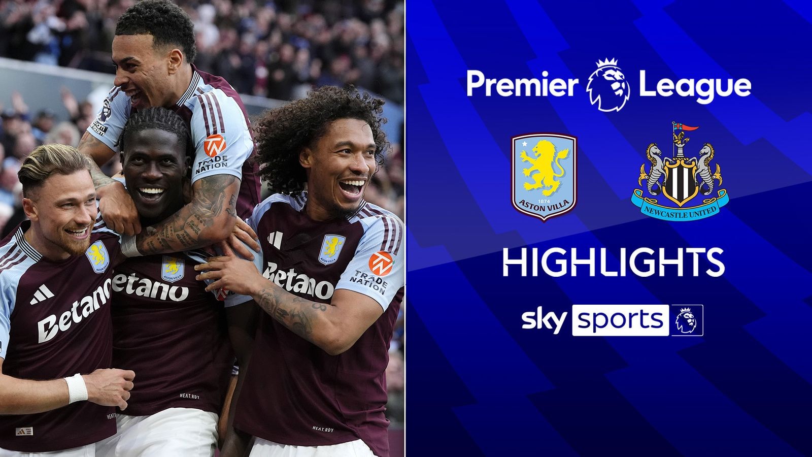 Aston Villa 4-1 Newcastle United 