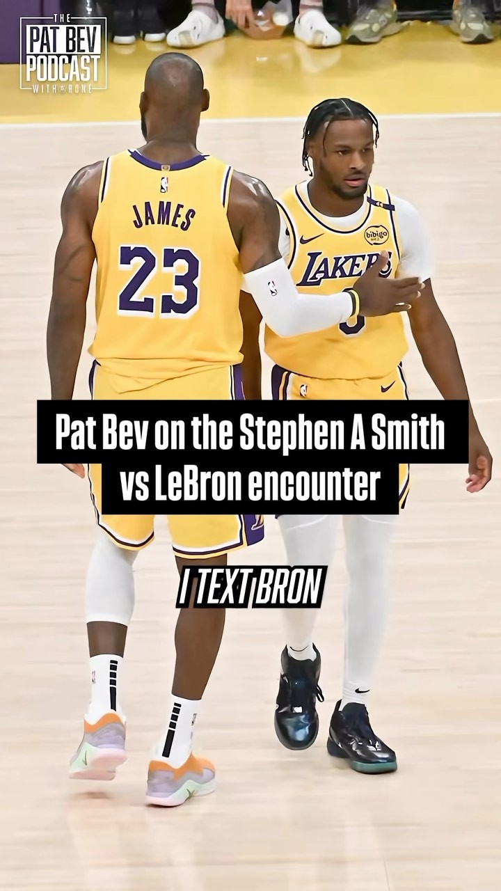 @patbev21 gives his thoughts on the LeBron vs Stephen A Smith drama involving Bronny James @patbevpod @adamferrone
