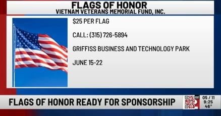 NYS Vietnam Veterans Memorial Fund Flags of Honor