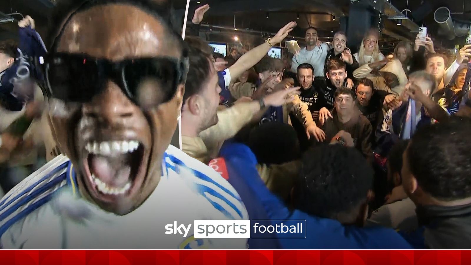 Premier League promotion sparks WILD celebrations at Elland Road!