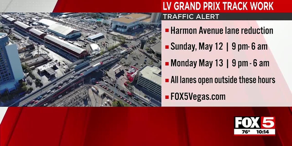 Las Vegas Grand Prix track work begins