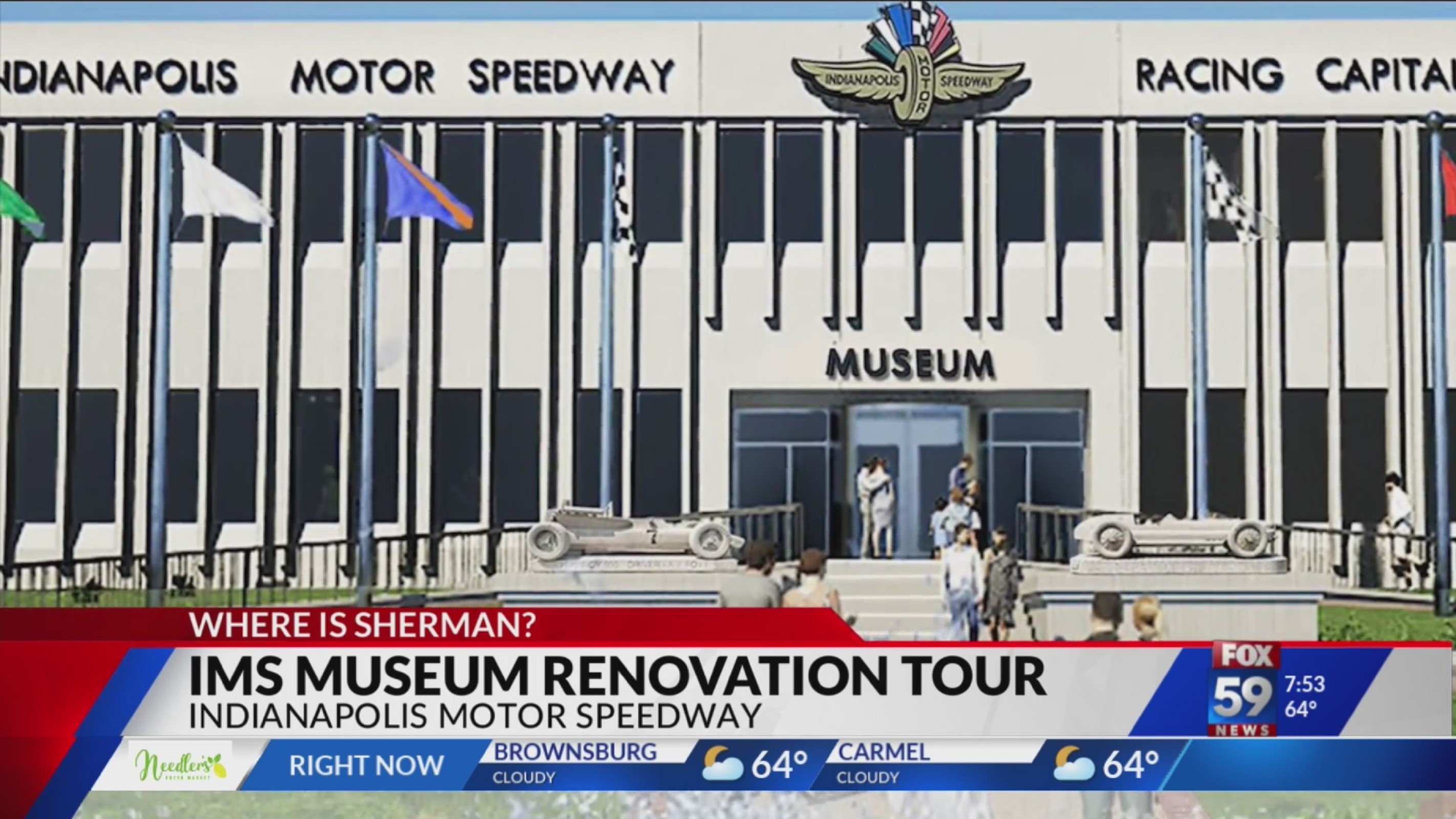 Where is Sherman? IMS Museum Renovation Tour at Indianapolis Motor Speedway