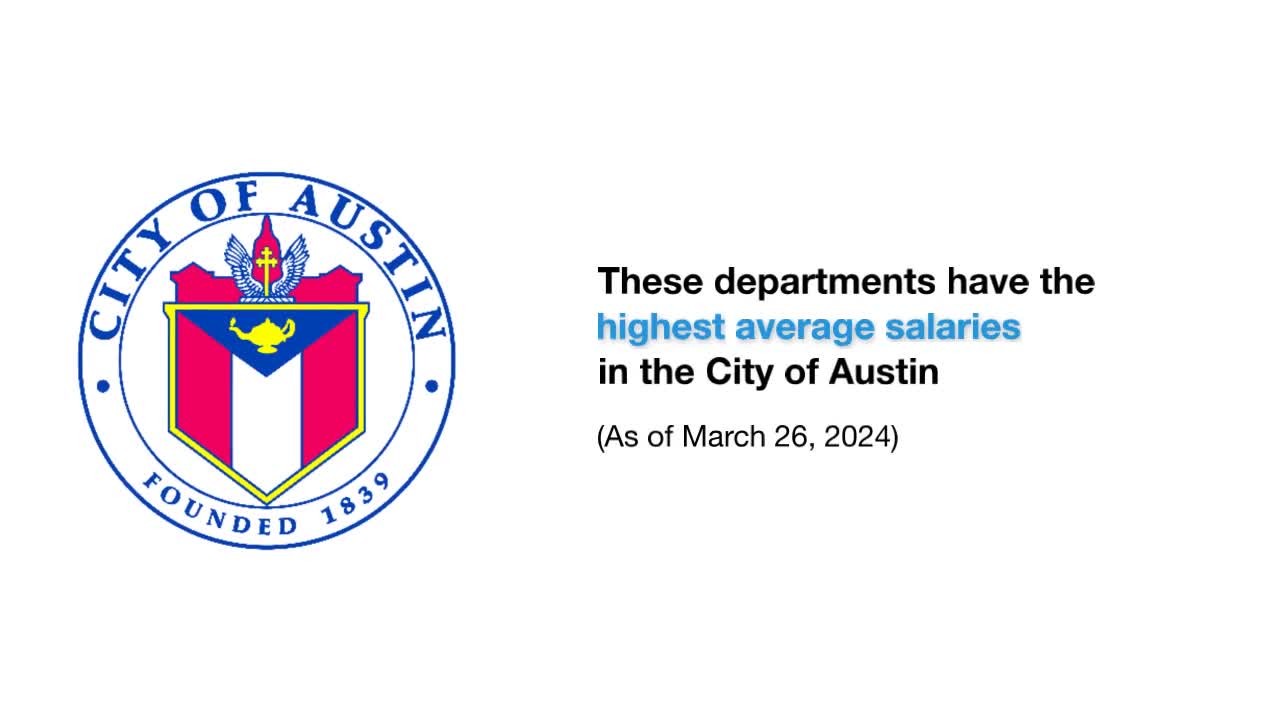 City of Austin Salaries by Department