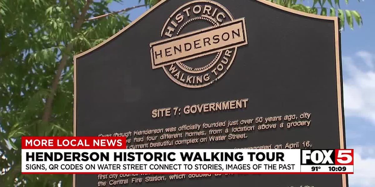 Henderson using technology of today to spotlight its past on Historical Walking Tour