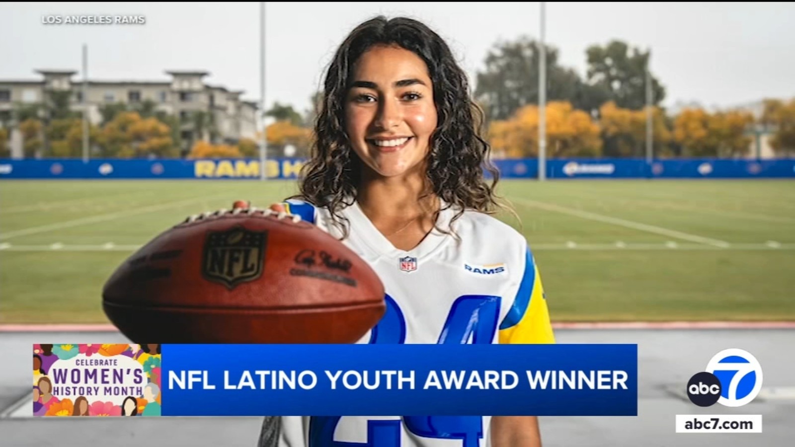 Mira Costa High School Senior wins LA Rams NFL Latino Youth Honors