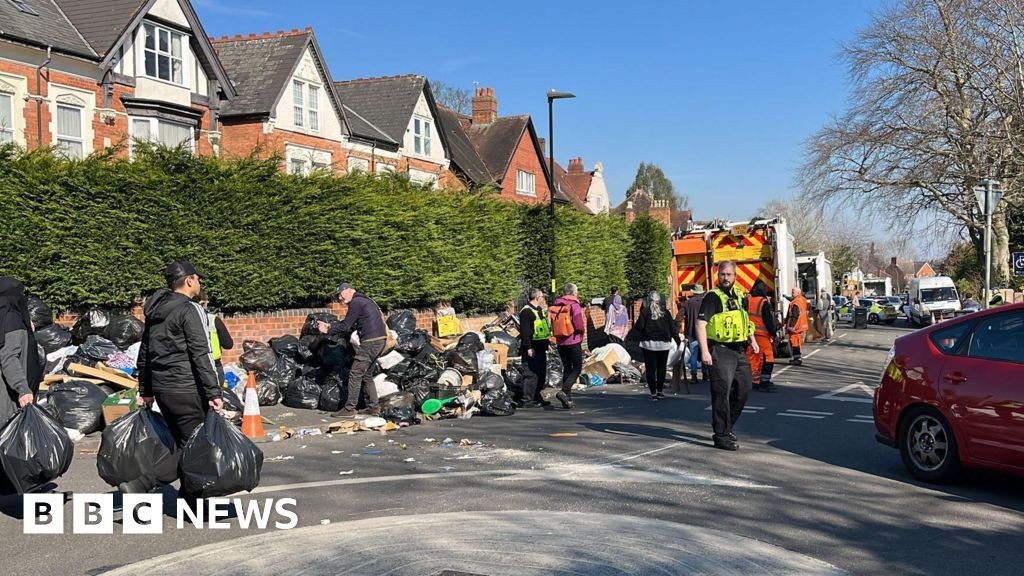 Chaos in Birmingham as residents swarm to mobile waste collection
