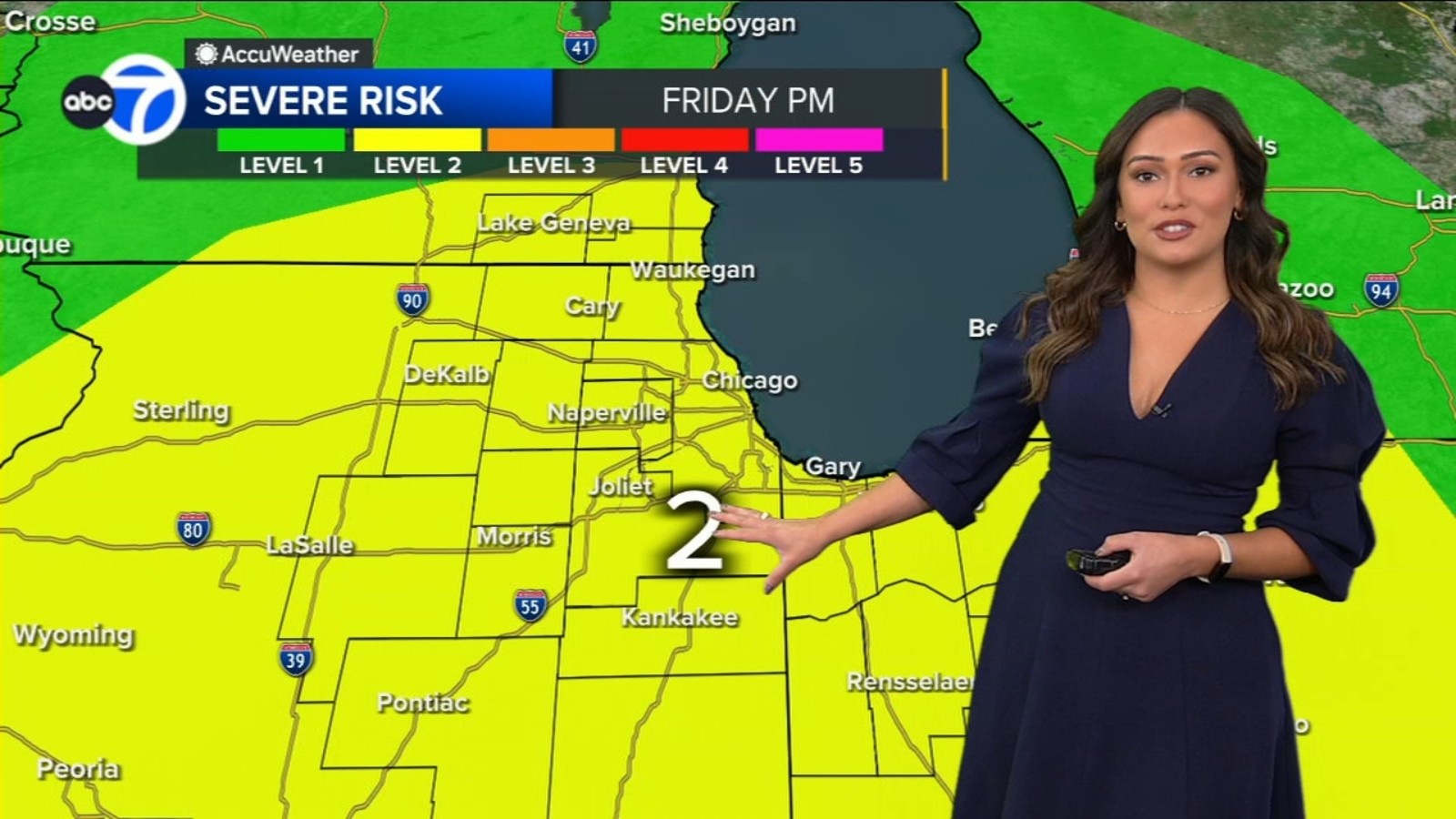 Chicago weather forecast includes threat of high winds, storms Friday
