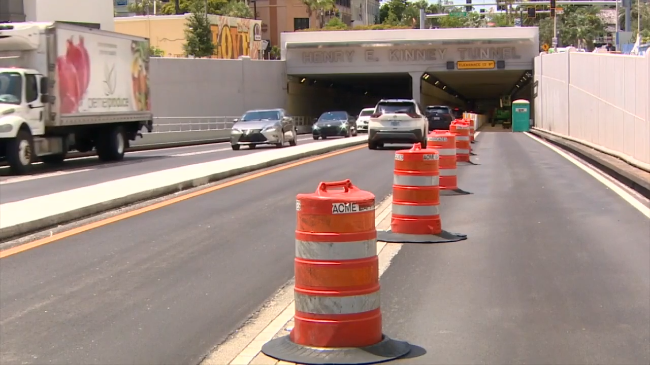 Fort Lauderdale’s Henry E. Kinney Tunnel reopens after completion of $31M improvement project - WSVN 7News | Miami News, Weather, Sports 