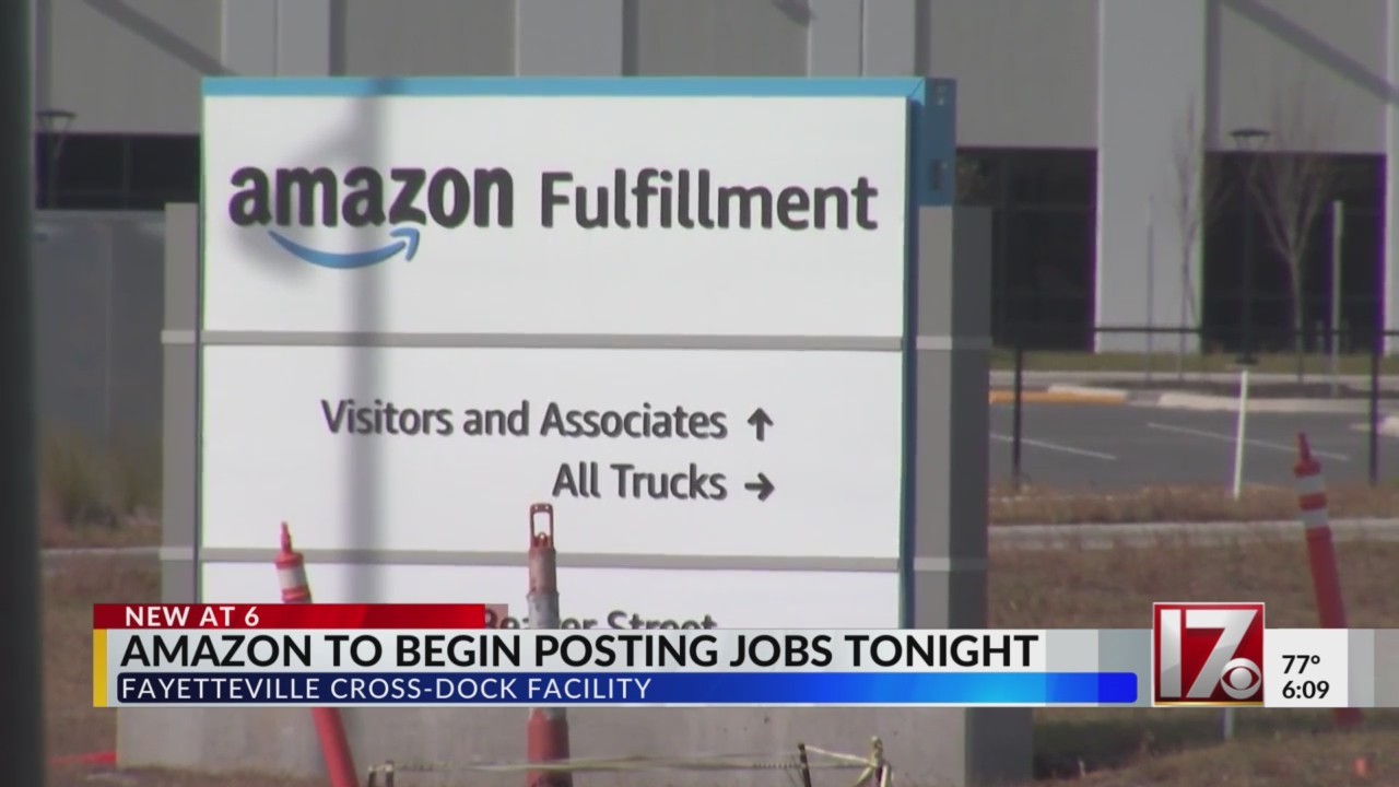 Amazon center in Fayetteville now hiring after opening delays