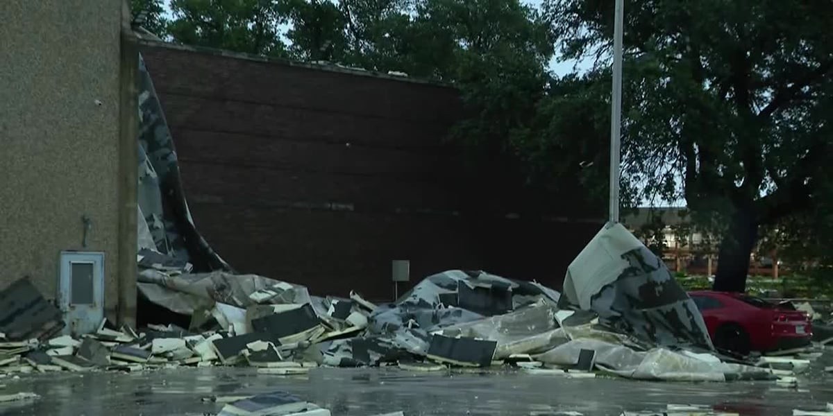 Businesses in Dallas are damaged after storm