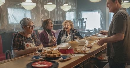Movie review: Schmaltzy and sweet, Vince Vaughn leads Netflix’s ‘Nonnas’