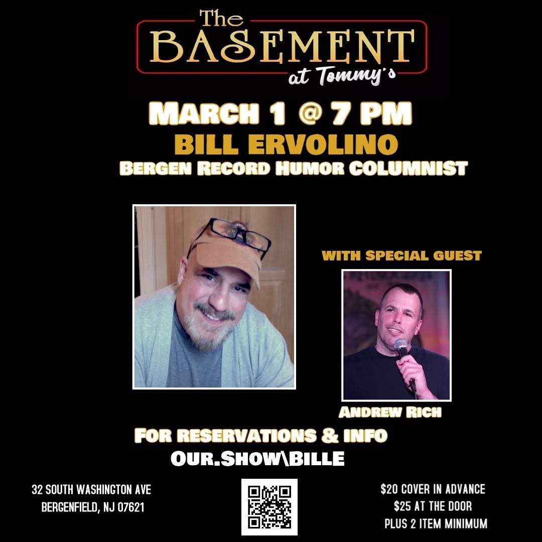 This Saturday come to the basement @tommyfoxes to watch the great @billerv and Andrew Rich! Or even stop by Friday for s...