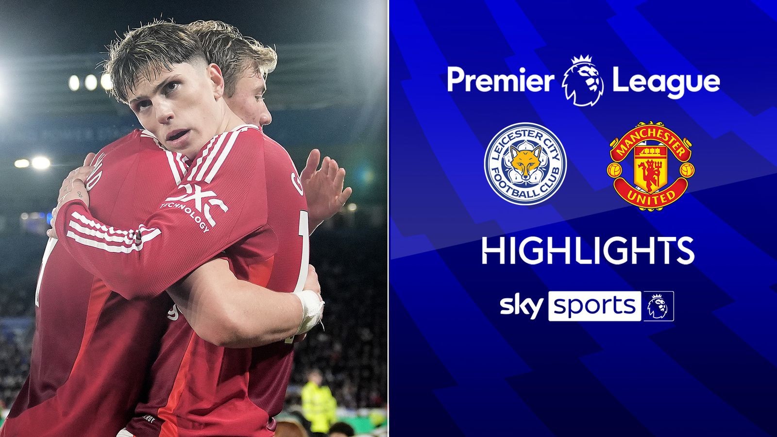 Leicester 0-3 Manchester Utd 