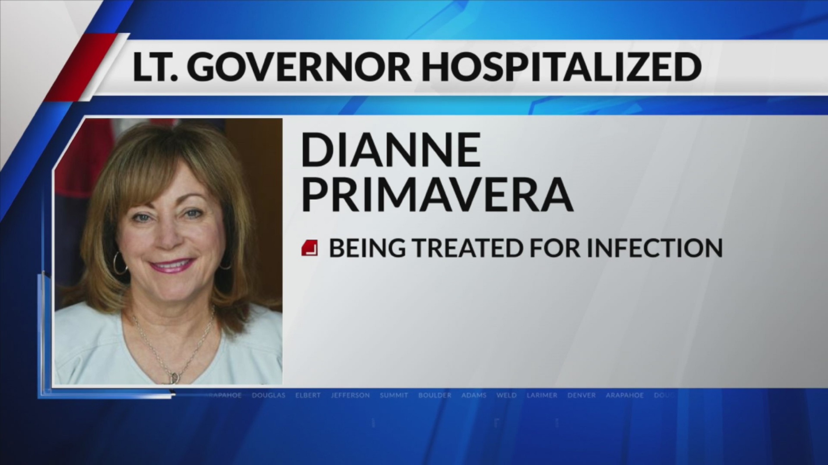 Lt. Gov. Dianne Primavera hospitalized