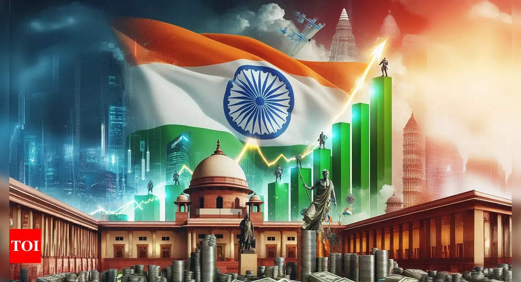 In 7 charts: How India's GDP has doubled from $2.1 trillion to $4.2 trillion in just 10 years - The Times of India