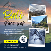Bali Pass Trek - Trekking with Himalaya Shelter